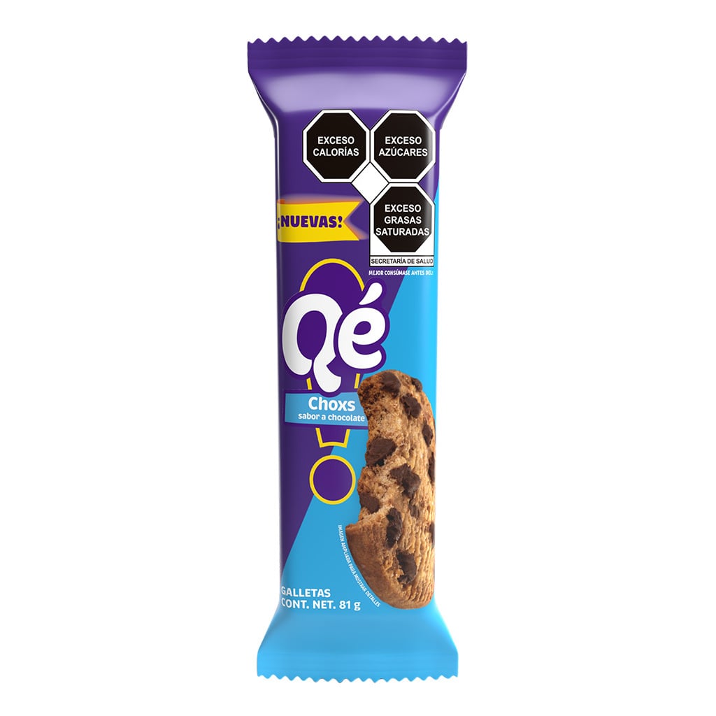 Galleta Choxs sabor chocolate 54g QE